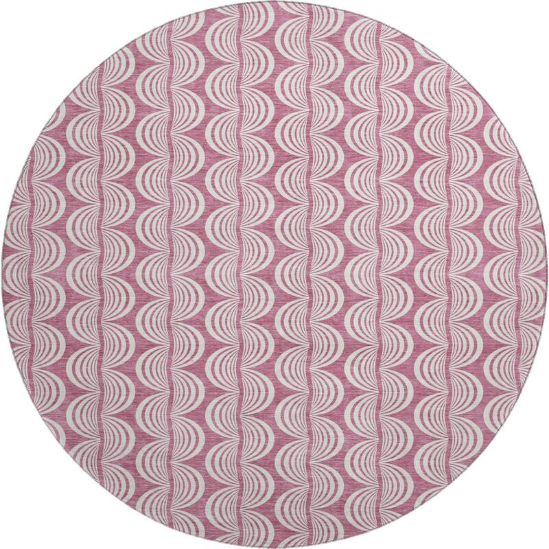 Premium Washable Super Soft Transitional Scallop Mayfield Rug
