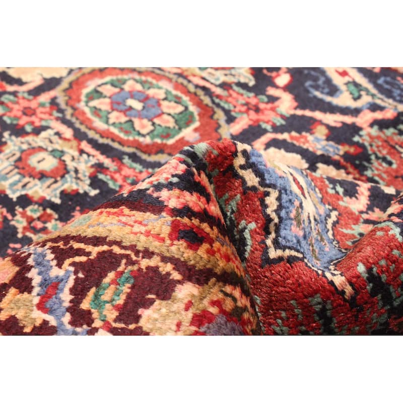 ECARPETGALLERY Hand-knotted Anadol Dark Navy Wool Rug - 2'4 x 7'7