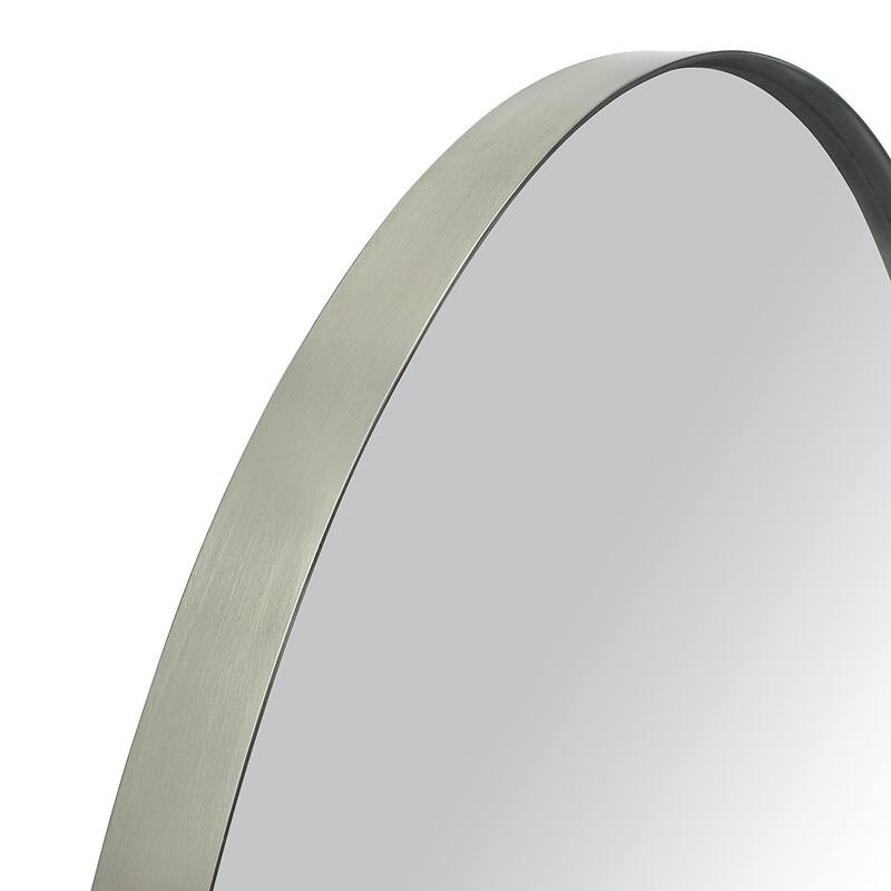TEHOME Oba Oval Metal Wall Mirror