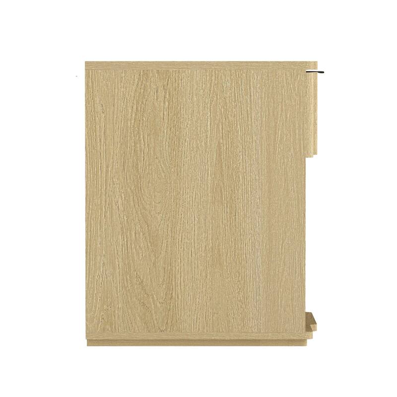 Manhattan Comfort Clive 22 Inch 1 Drawer Nightstand