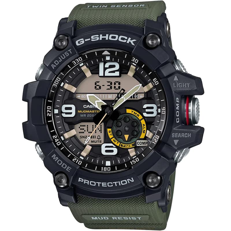 Casio Men's Master of G-Land G-Shock Mudmaster Black Dial Watch - GG1000-1A3 - One Size