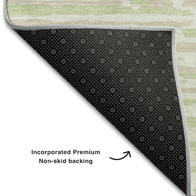 Premium Washable Super Soft Modern Scratches Mayfield Rug