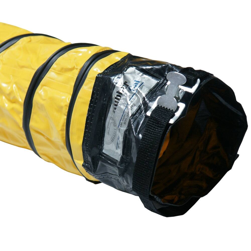 Rubber-Cal "Air Ventilator Heavy-Duty" Ventilation Hose (Fully Extended) - 16-Inch by 25-Feet - 16x300