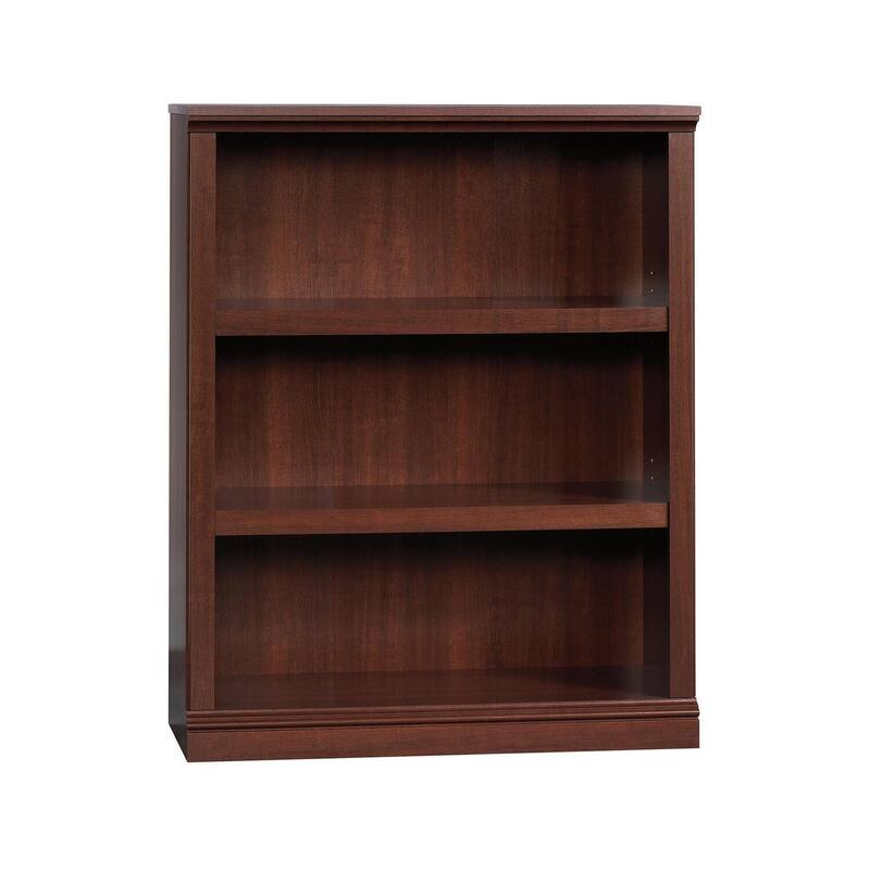 5-Shelf Bookcase - Tall Storage Unit for Books, Decor & Living Room - Washington Cherry Finish - 13.23