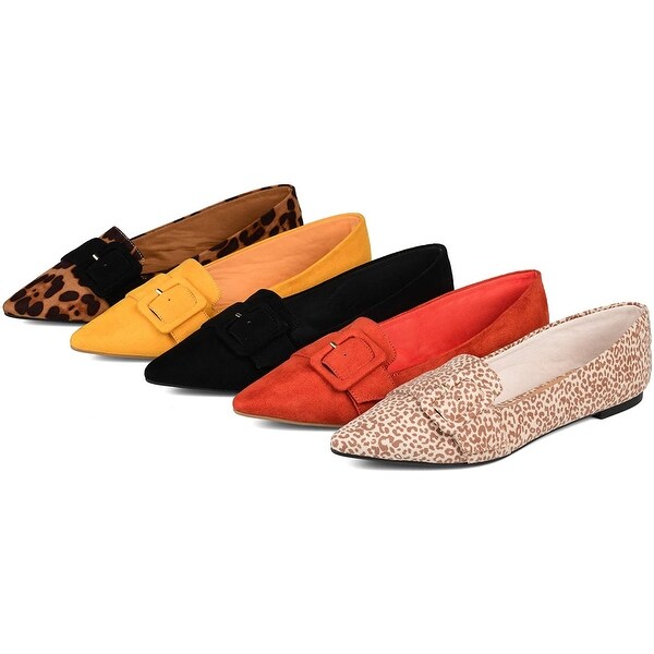 pointed womens flats