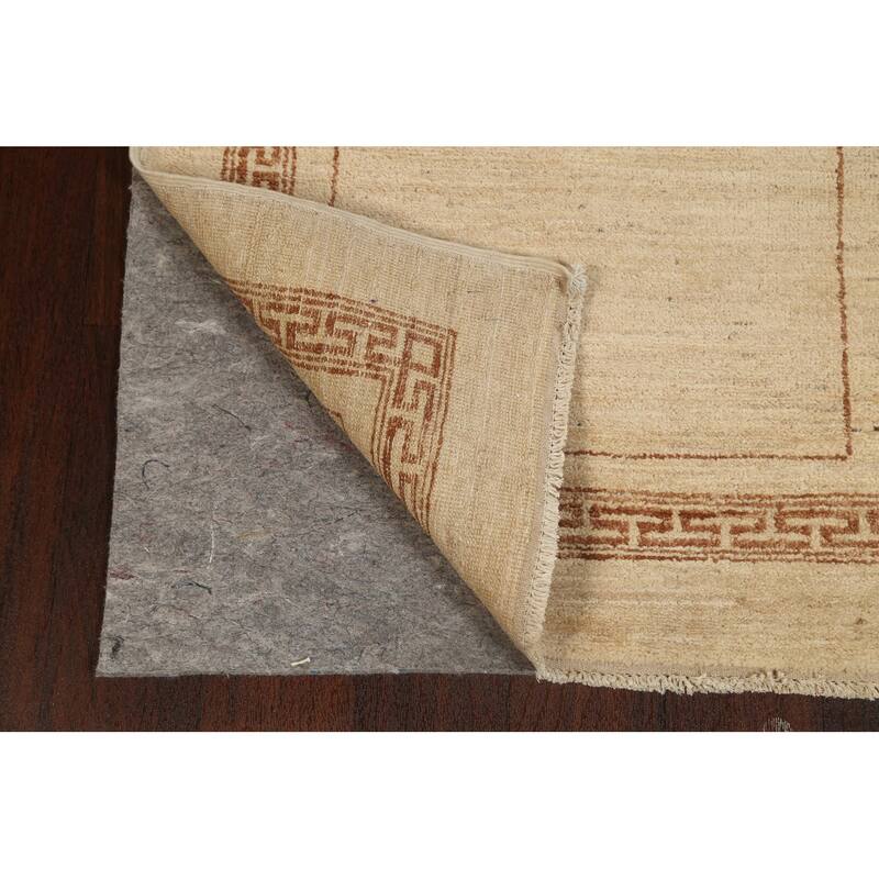 Bordered Gabbeh Kashkoli Oriental Wool Runner Rug Hand-knotted Carpet - 2'8" x 9'2"