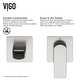 preview thumbnail 7 of 16, VIGO Atticus 5" H Single Handle Wall Mount Bathroom Faucet
