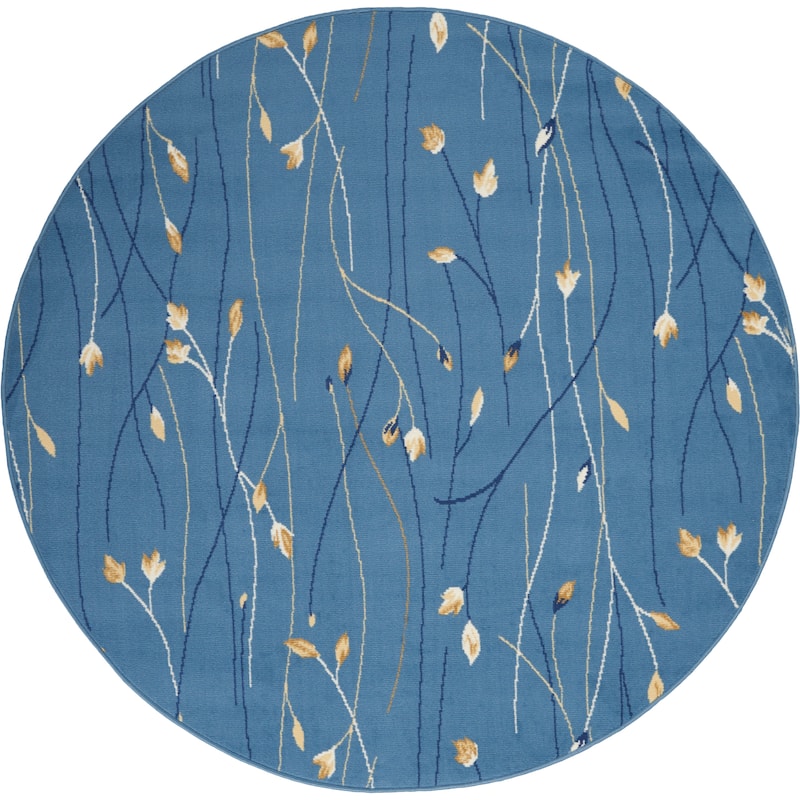 Nourison Grafix Floral Botanical Transitional Area Rug