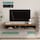 Power Socket Above Wall Mounted TV Cabinet with LED Lights, Power Outlet - Overstock ...