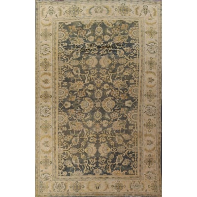 Pre-1900 Antique Sultanabad Persian Area Rug Hand-knotted Wool Carpet - 12'4" x 15'8"
