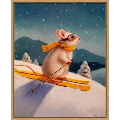 Free Rider by Lucia Heffernan (23 x 28 in.), Framed Canvas Wall Art Print - Sylvie Natural