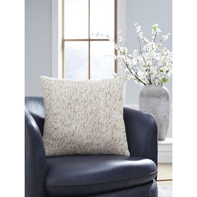 Signature Design by Ashley Abler Brown/White Pillow (Set of 4)