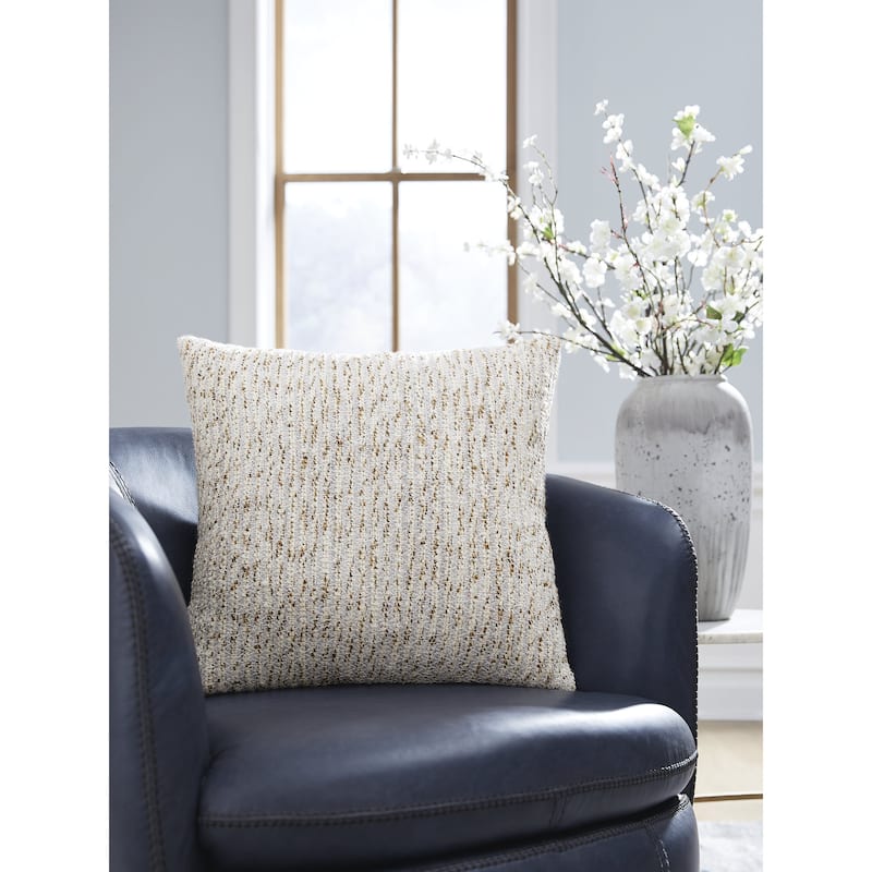 Signature Design by Ashley Abler Brown/White Pillow