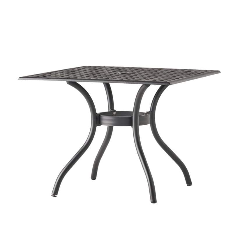 39-inch Square Cast Aluminum Outdoor Dining Table