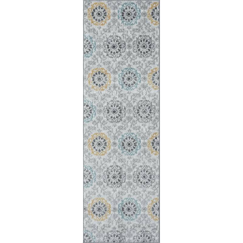 Jayde Farmhouse Floral Indoor Area Rug