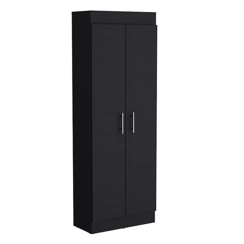 Nepal Pantry Cabinet, Space-Efficient 2-Door Design