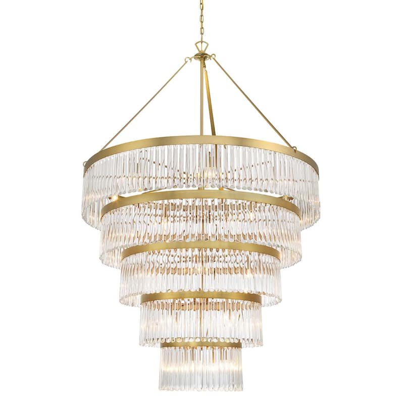 Crystorama Lighting Group EMO-5430 Emory 30 Light 48" Wide Crystal - Modern Gold