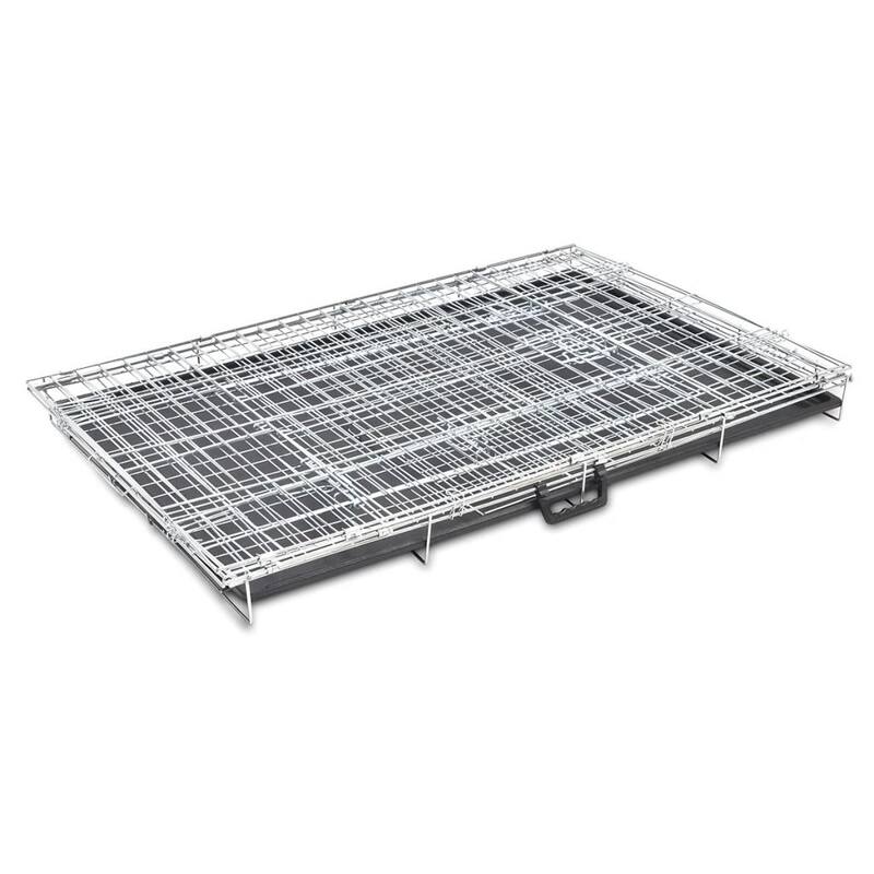vidaXL Foldable Metal Dog Bench M