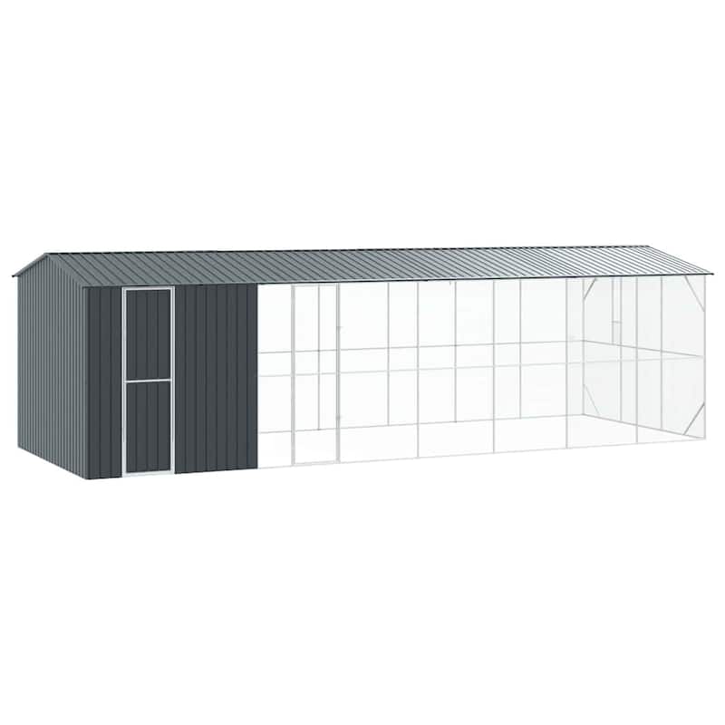 vidaXL Bird Cage Anthracite Galvanized steel