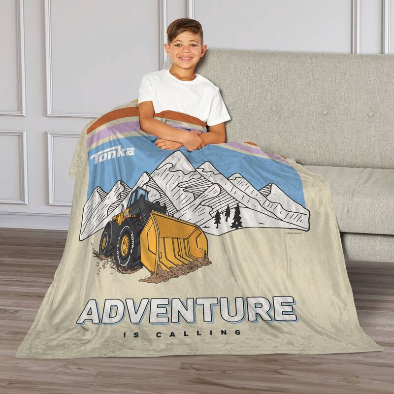 Hasbro Tonka Silk Touch Throw Blanket
