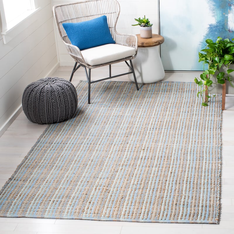 SAFAVIEH Handmade Cape Cod Imke Coastal Jute Rug - 3' x 5' - Grey