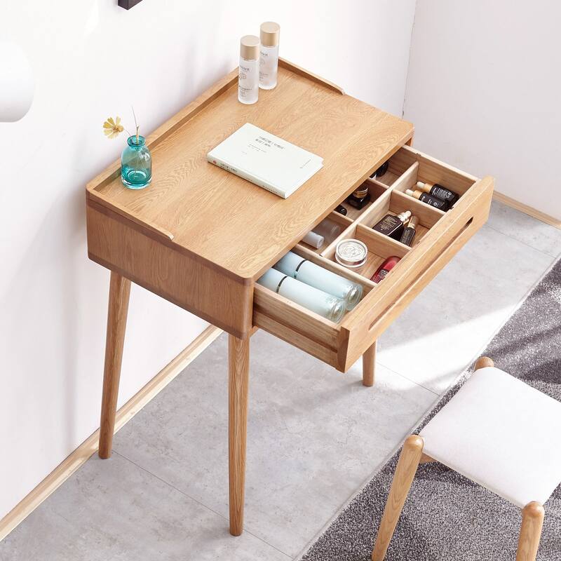 24 inches Solid Wood Table Desk with Storage Drawer