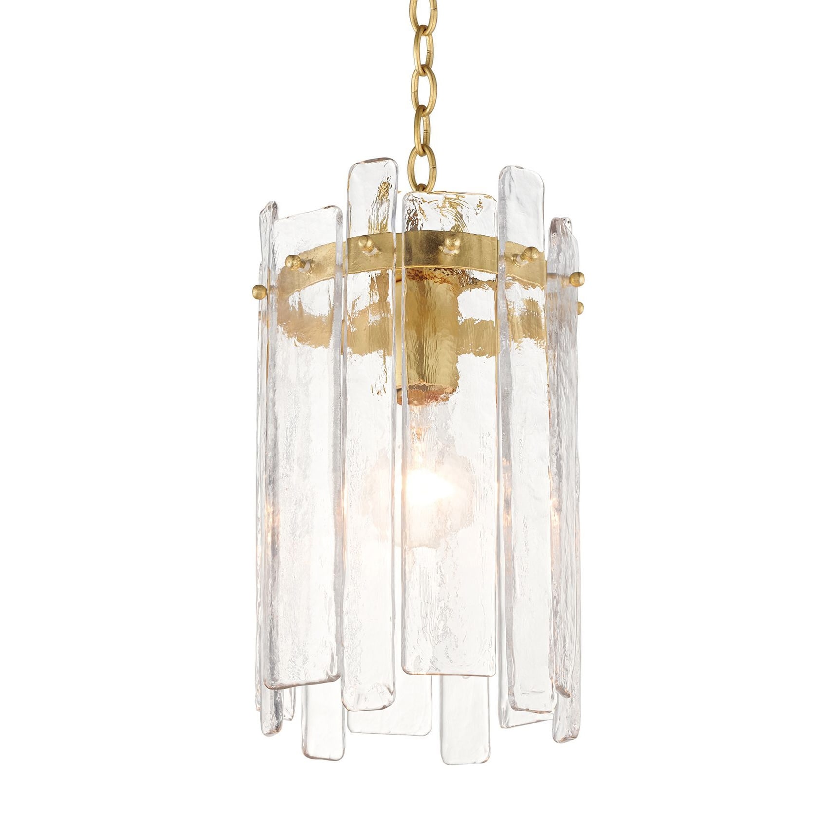 Maxim 21831AG Warren 8" Wide 1 Light Mini Pendant