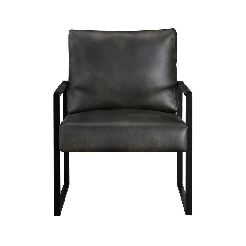 Talbot Faux Leather Accent Chair
