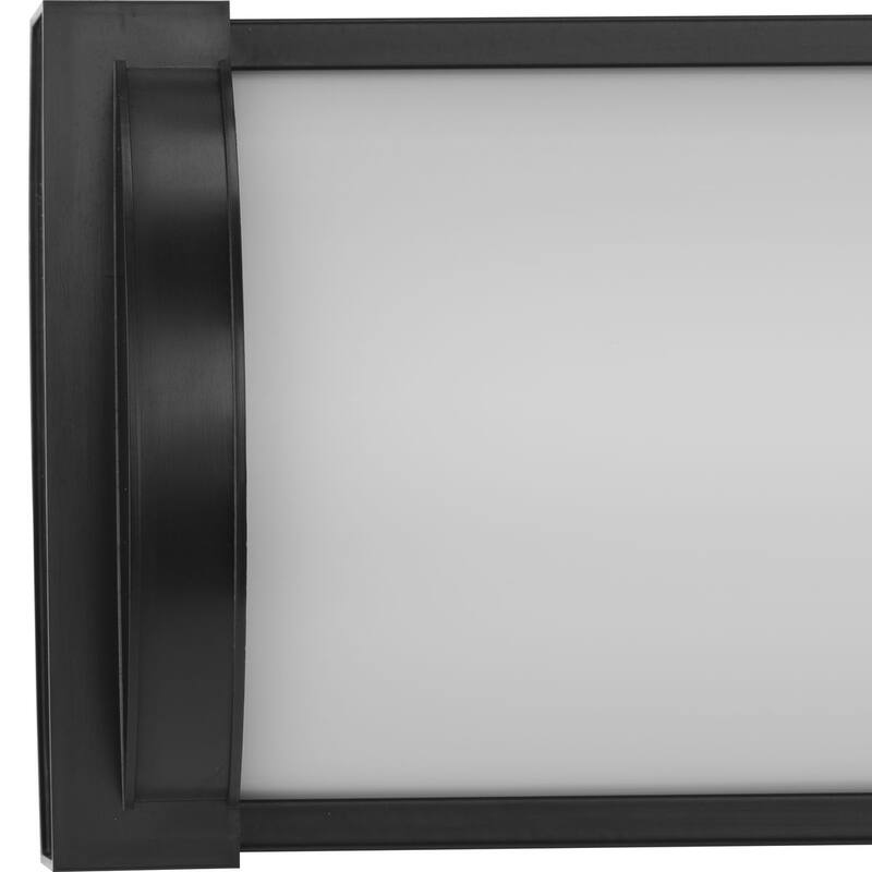 Barril Collection 32 in. Matte Black Large Modern Integrated LED Linear Vanity Light - 32 in x 2.33 in x 4.76 in