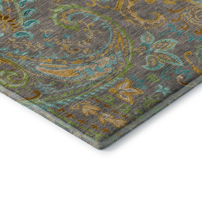 Premium Washable Super Soft Traditional Paisley Mayfield Rug