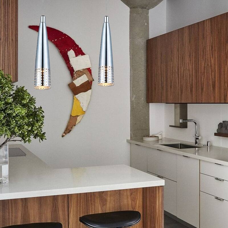 LED Mini Pendant - 9.25"H x 2"W x 2"D