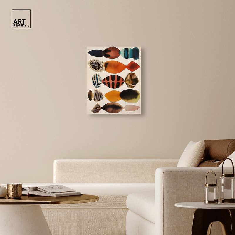 Biomorphs II Canvas by Art Remedy, Gallery Wrapped