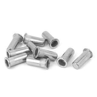 M6x23mm 304 Stainless Steel Straight Knurled Closed End Threaded Rivet ...
