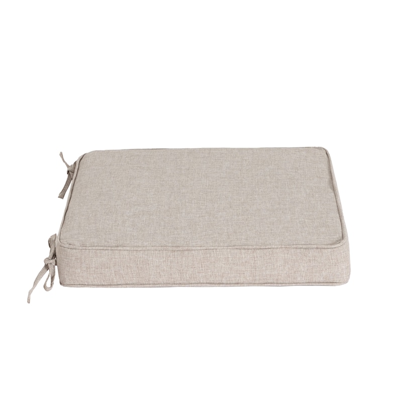 Roomfitters Noah Outdoor Dining Chair Cushion with Ties, Water Repellent Fabric, Patio Pad