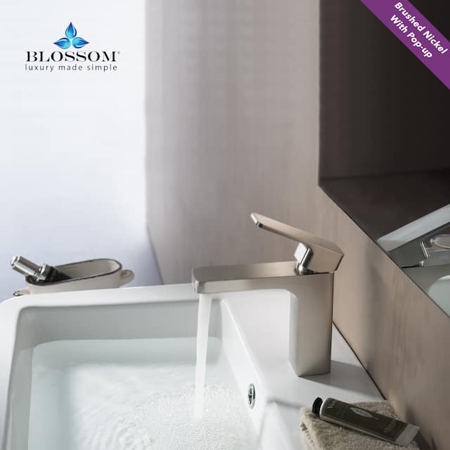 Solid Brass Lead-free Single-handle High Arc Bathroom Faucet