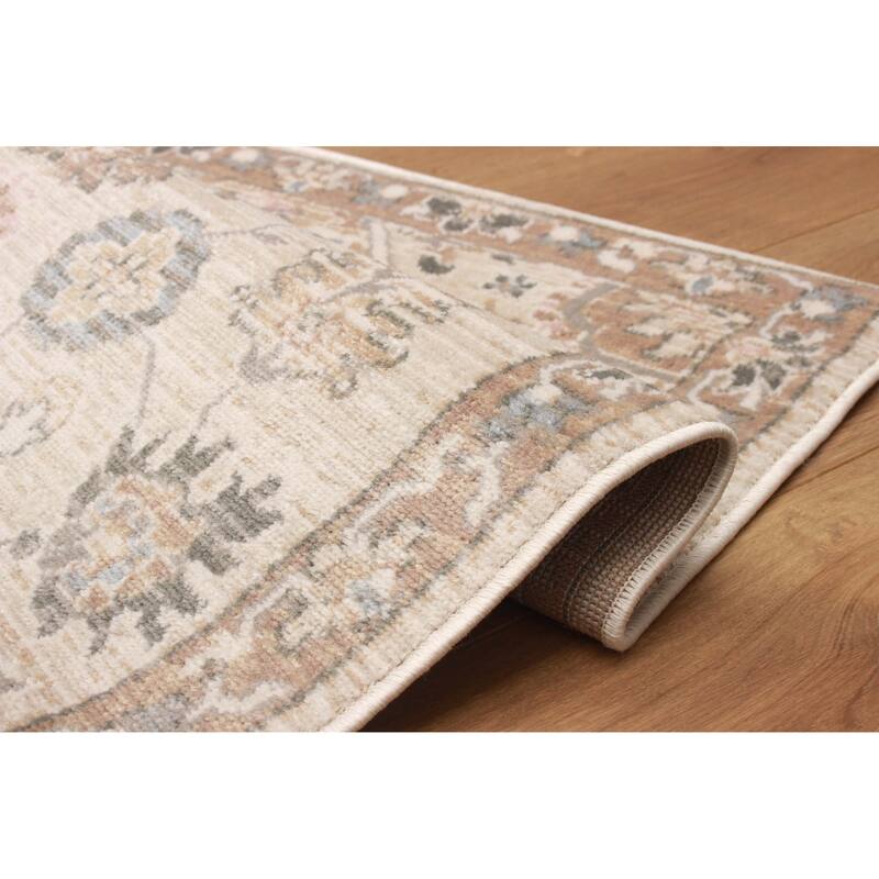 ECARPETGALLERY Machine Woven Arden Beige Area Rug