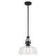 preview thumbnail 8 of 14, Beloit Farmhouse Kitchen Island Mini Pendant Ceiling Light Clear Seeded Glass