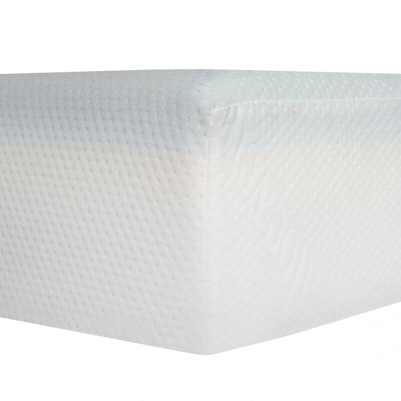 6 in. Firm Gel Memory Foam Bed Mattress in a Box, White