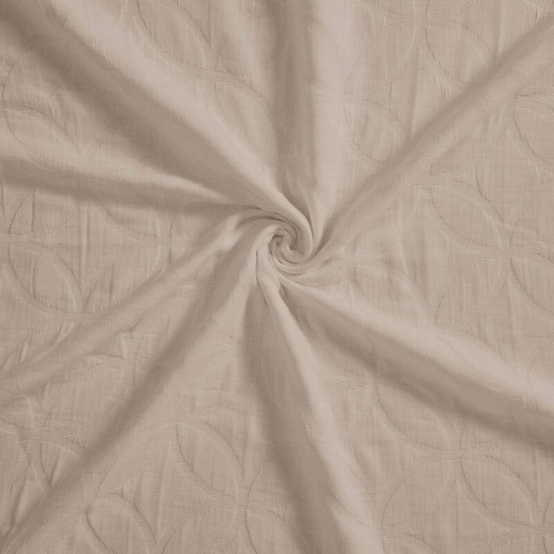 Superior Serenity Cotton Matelasse Jacquard Celtic Circle Bedspread Set