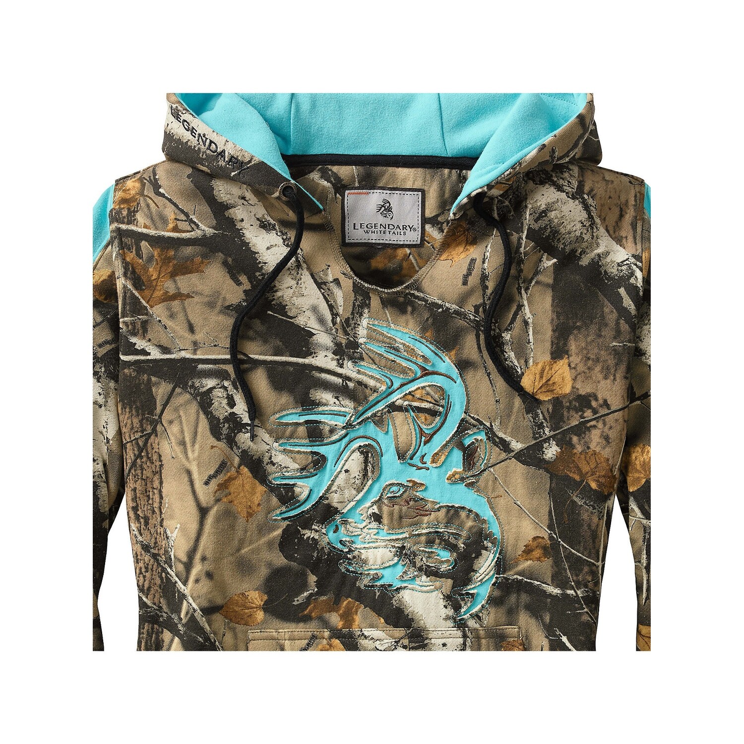 legendary whitetails women's camo outfitter hoodie