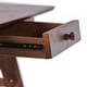preview thumbnail 10 of 9, Vienna Modern Faux Wood Desk with Veneer by Christopher Knight Home