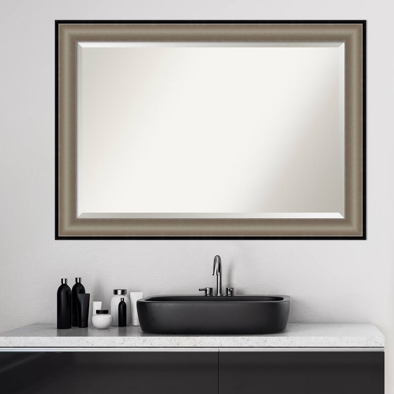 Beveled Bathroom Wall Mirror - Imperial Frame