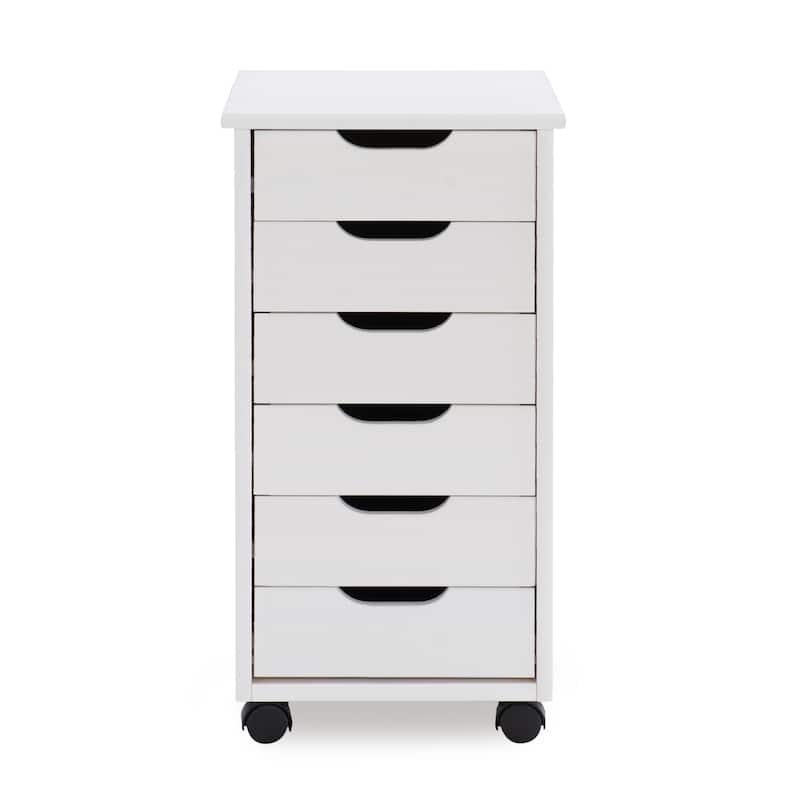 Bridgton Six Drawer Roll Cart