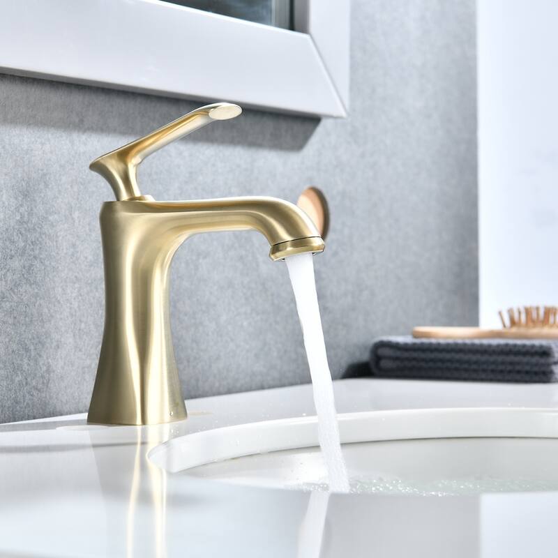 BATHLET Single Hole Single Handle Bathroom Sink Faucet