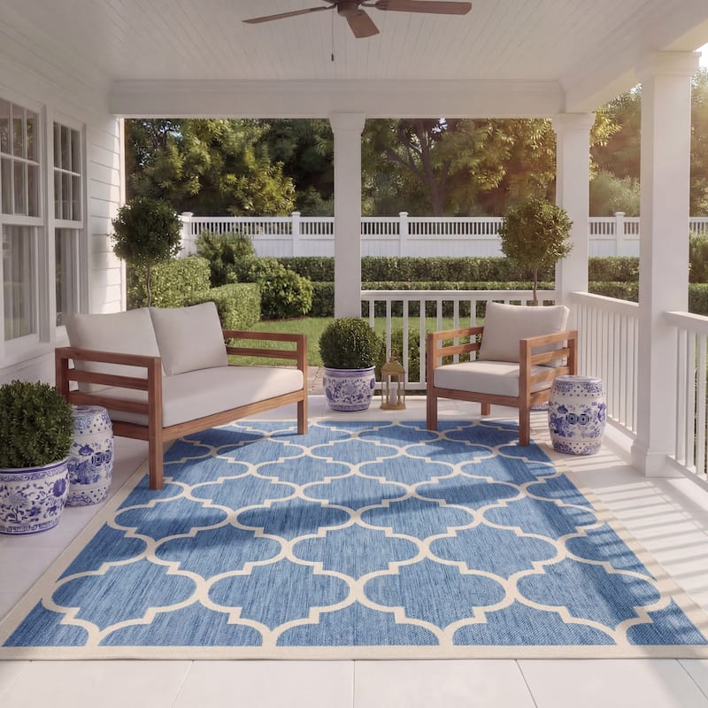 SAFAVIEH Courtyard Sibel Indoor /Outdoor Waterproof Patio Backyard Rug