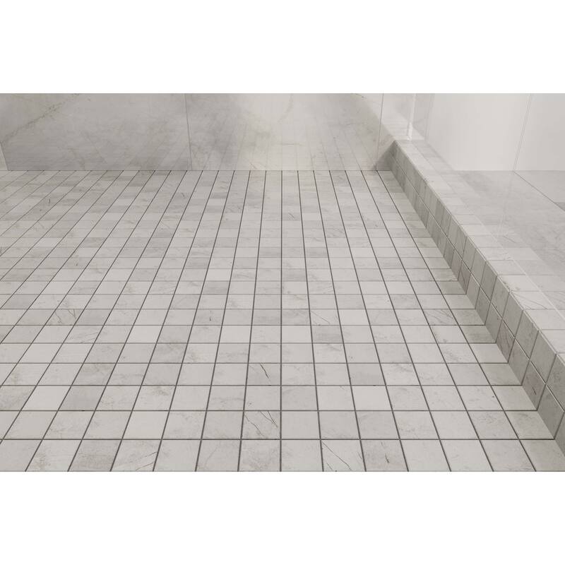 Cruz Bay Studio MKT61166 Pierre - 12" x 24" Square Floor and Wall Tile - Light Grey Matte