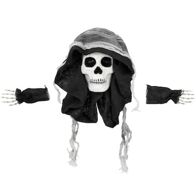 10" Spooky Skeleton 3-D Halloween Window Decoration