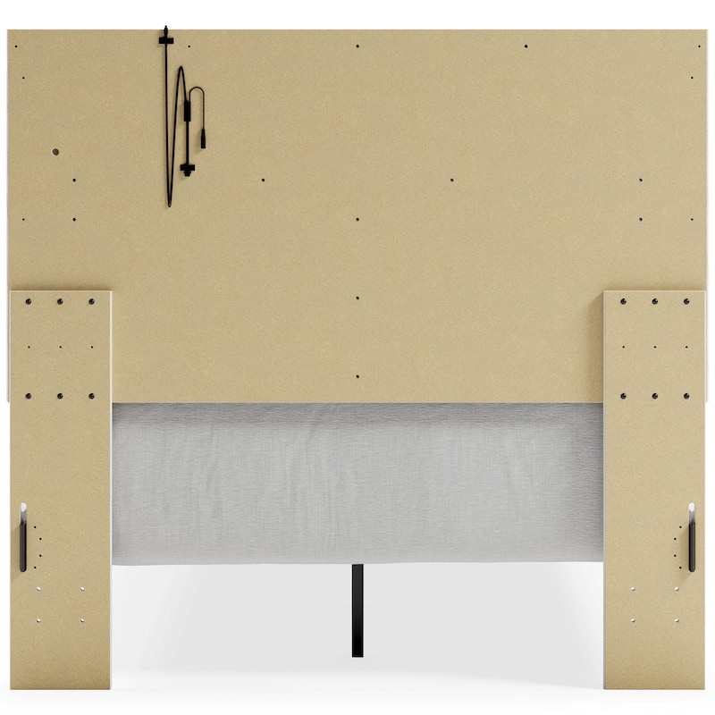 Signature Design by Ashley Altyra White Full Upholstered Panel Headboard
