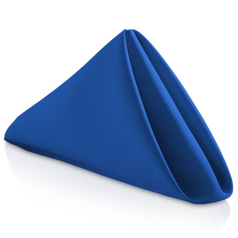 12 Pack 20 Inch Polyester Cloth Dinner Napkins for Party Restaurant - Navy
