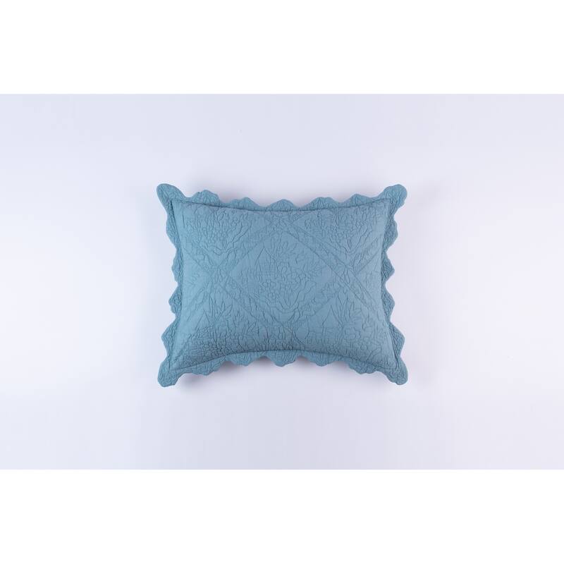 Lazel Cotton Scallop Edge Pillow Sham